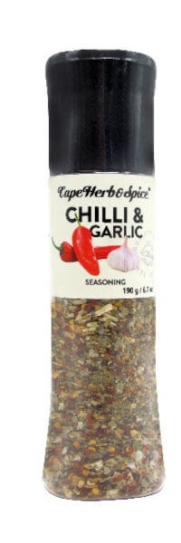 Cape Herb & Spice GRINDER CHILLI & GARLIC 190g
