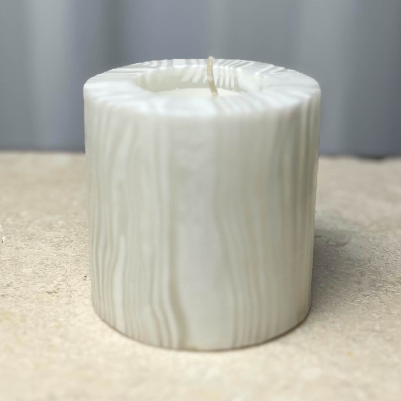 Swazi Candles Stumpenkerze White Bamboo