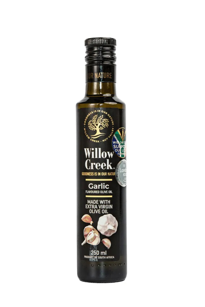 Willow Creek – Olivenöl mit Knoblauch (Nativ Extra | 250ml)