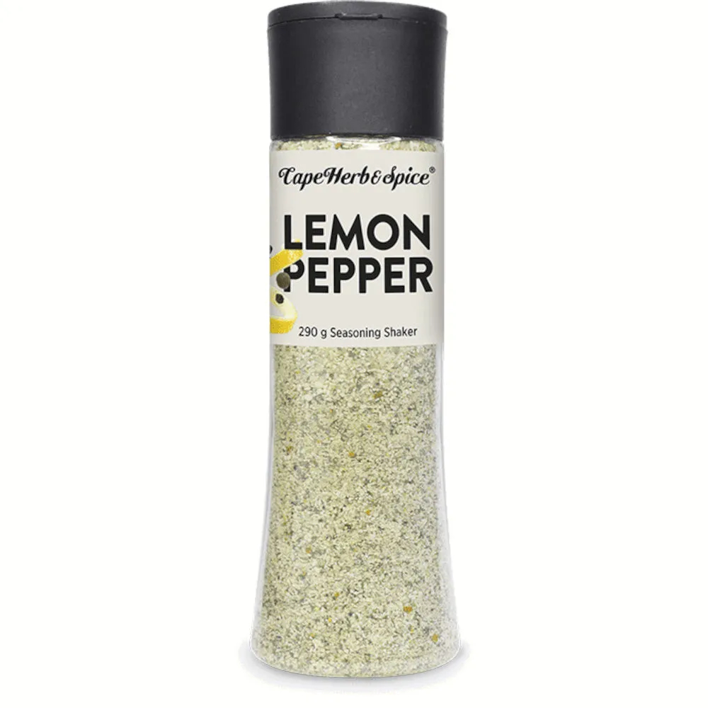 Cape Herb & Spice SHAKER LEMON & BLACK PEPPER 290g